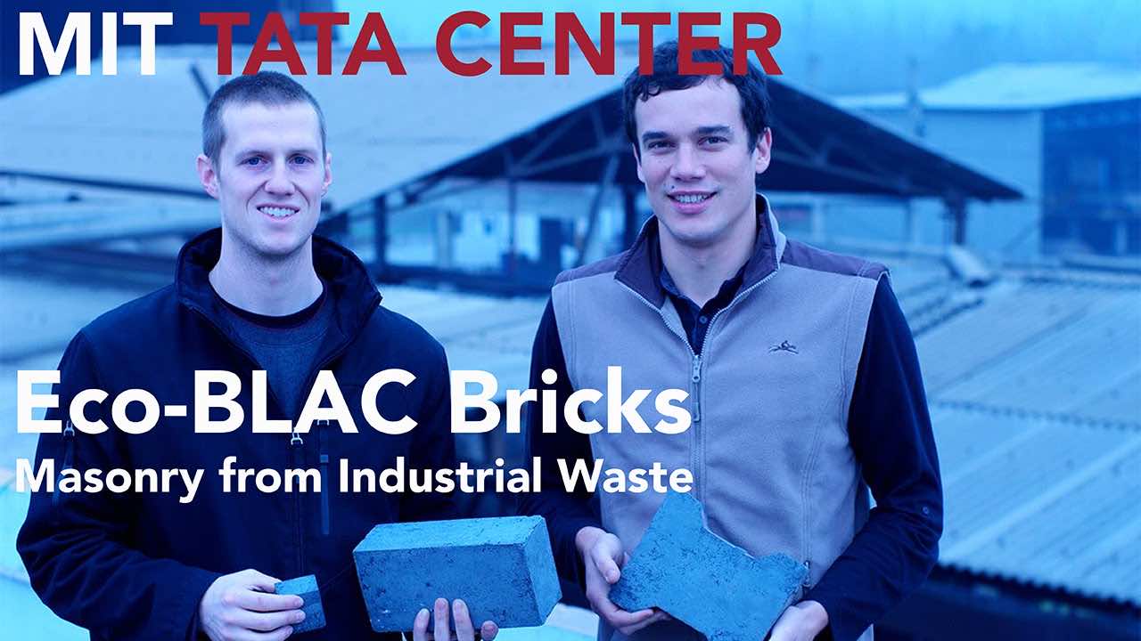 从工业废料Eco-Blac砖可以创建3