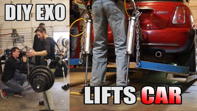 这款自制的Ironman西装能够举起2,500磅2