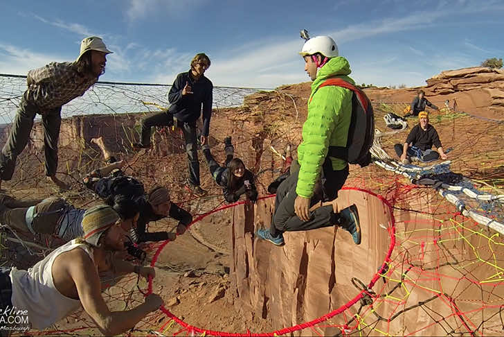 用巨大的drop3吊床