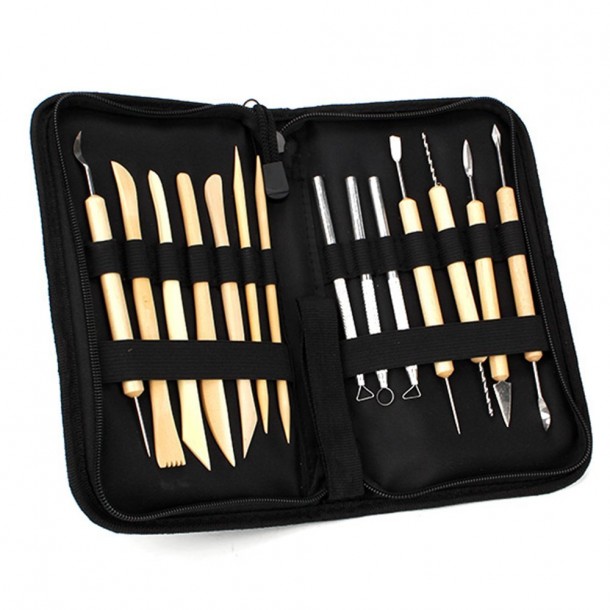 陶瓷粘土陶器工具雕刻套件