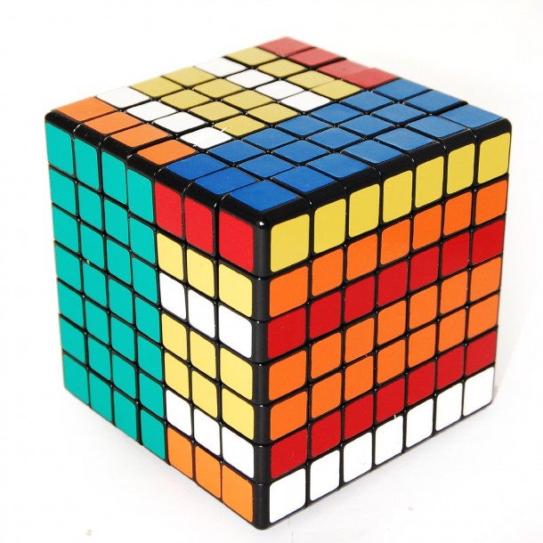 7x7x7 rubiks Cube Cubles，Shengshou