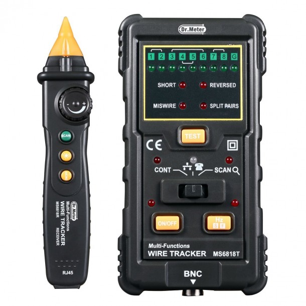 Dr.Meter MS6818手持式网络线追踪