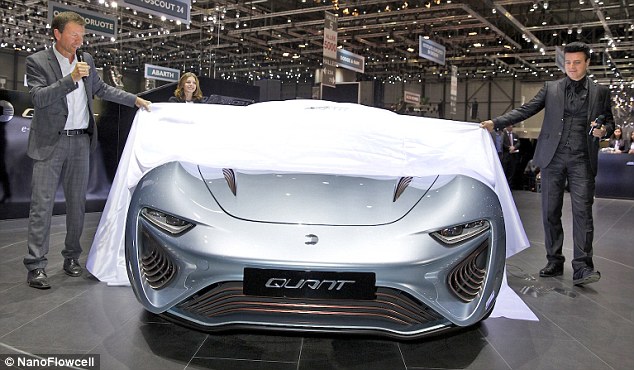 Quant e-Sportlimousine在海水中行驶，速度不亚于迈凯轮P1 2
