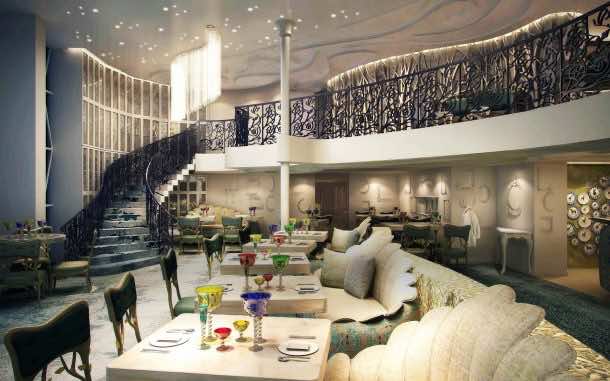 世界上最大的游轮炫耀UK_Image 9码头未来主义特色