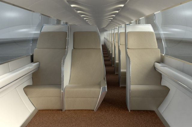 超级高铁2号的互动舱