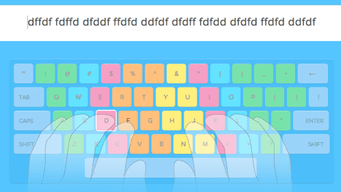 在触控板上快速打字，在触控键盘上提高打字速度的规则，在触控键盘上提高打字技能