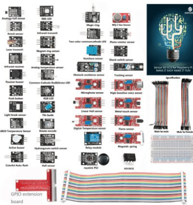 SunFounder 37模块传感器套件的树莓派