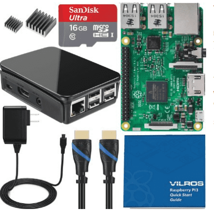 Vilros树莓派3完整入门套件-黑盒版