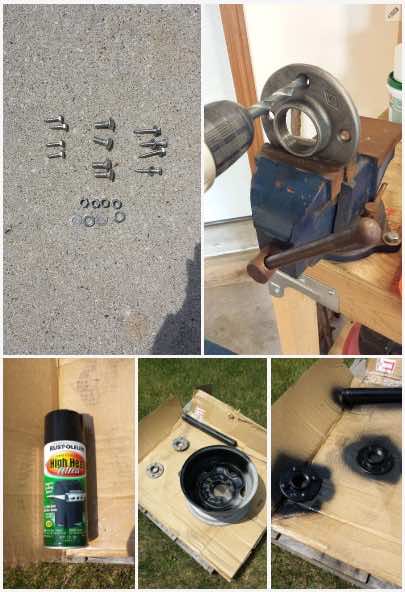 DIY烤架来自旧轮胎轮辋2