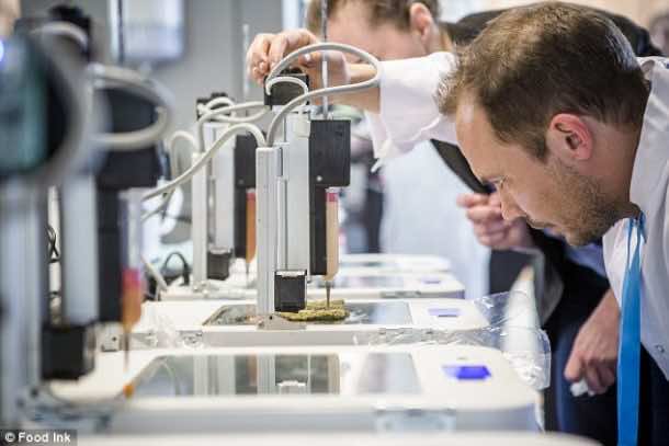 食品墨水为你的3D打印餐桌带来3D打印食物