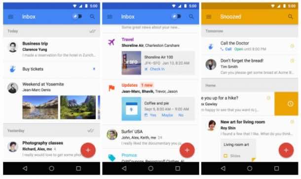 谷歌收件箱截图。学分:www.cirrusinsight.com