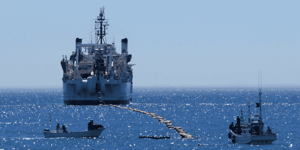 在日本千叶的Minami-Boso City登陆电缆。学分：NEC