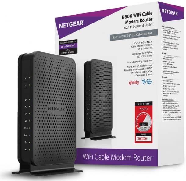 NETGEAR N600调制解调器路由器
