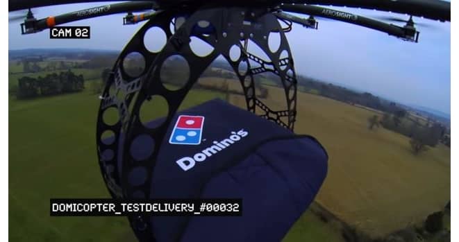 你的下一个订单,达美乐比萨可能由Drone_Image 1