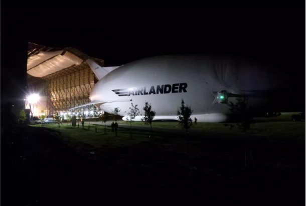 Airlander 10首次公开亮相(图片来源:Hybrid Air Vehicles)