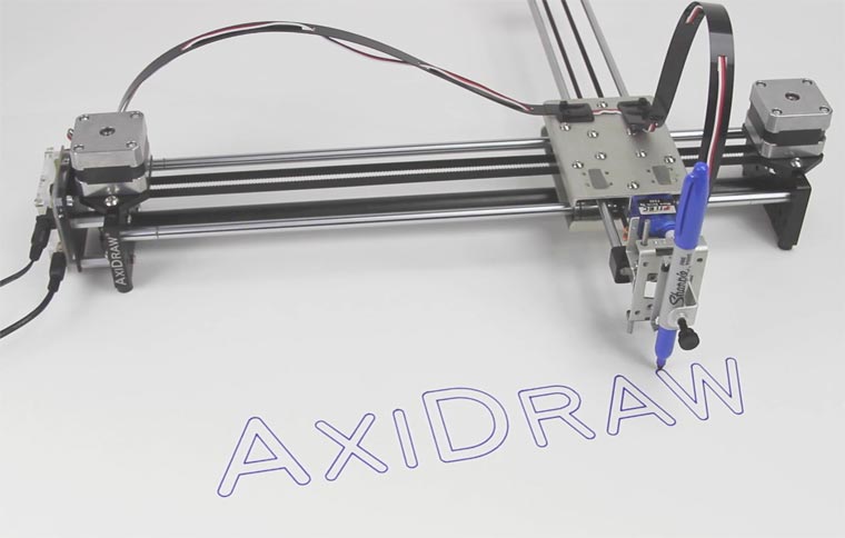 轴 -  pen-plotter-1