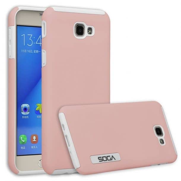 SOGA[细长防护系列]减震/抗冲击硬薄混合装甲玫瑰金/灰色