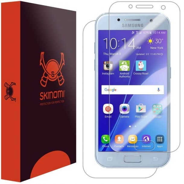 Skinomi三星Galaxy A5 2017屏幕保护器