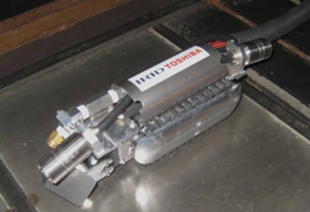 东京电力公司送来的东芝倾式机器人