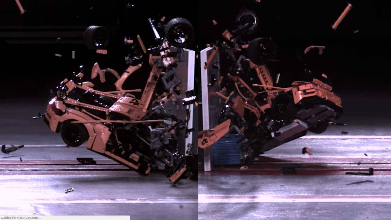 乐高-保时捷911 - g3 - rs -碰撞测试