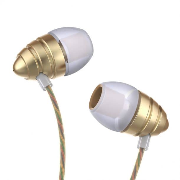 UIISII US90最佳连接入耳式耳塞耳机带有麦克风和遥控器