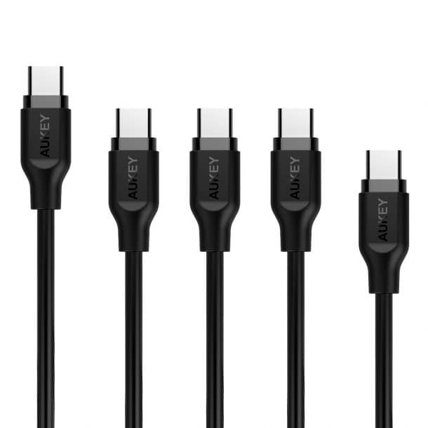 AUKEY USB- c线，Type-C转USB 3.0充电线，适用于三星Galaxy Note 8