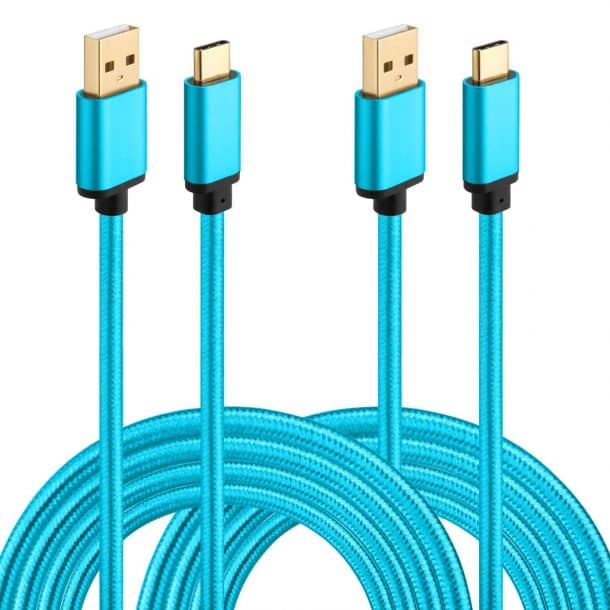 USB C型电缆10英尺,HI-CABLE 2包USB USB C