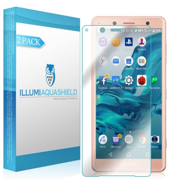 AquaShield Full Coverage Screen Protector for Sony Xperia XZ2 Compact