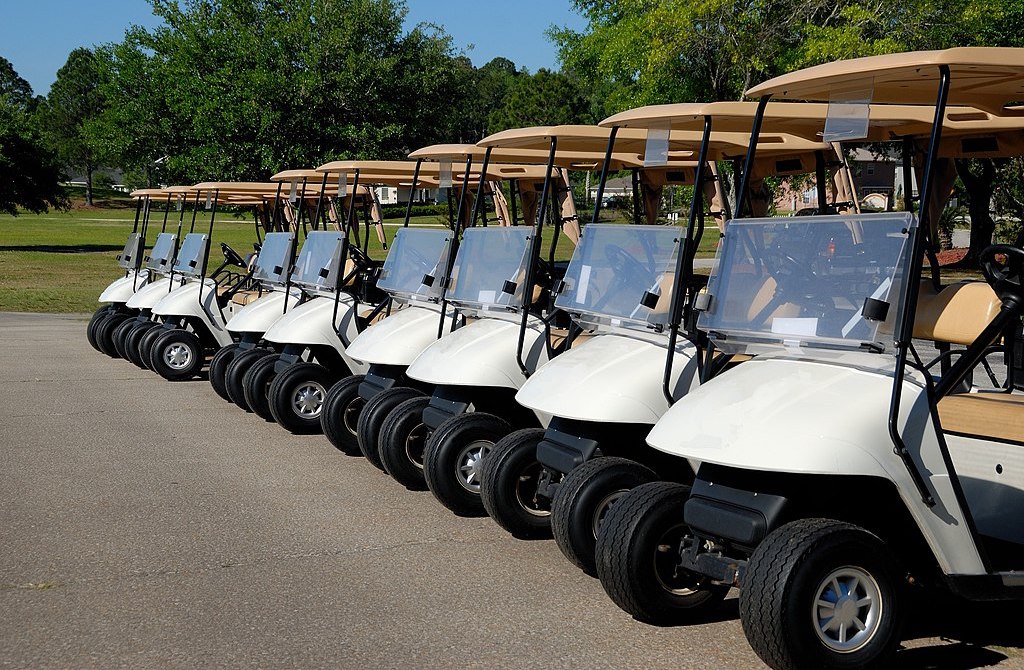 高尔夫球车发现湾