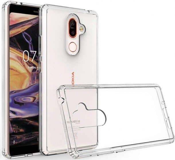 水晶TPU防水手机诺基亚7 +