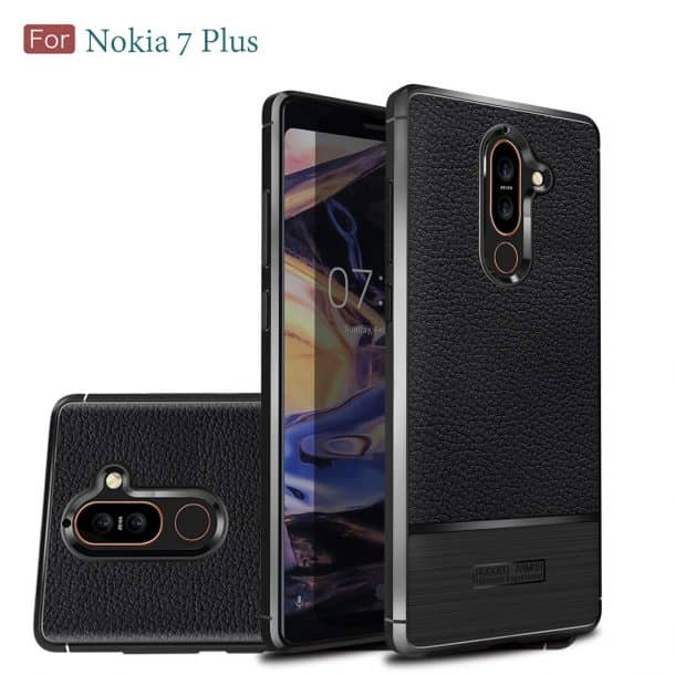 Wellci灵活TPU软皮硅胶诺基亚7 +