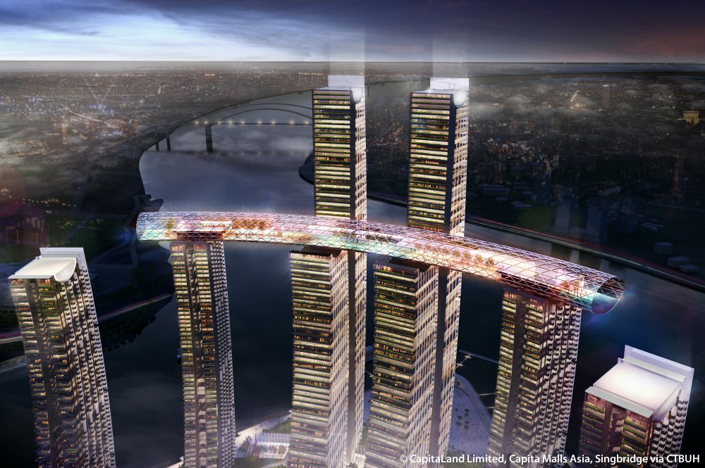 空中走廊是中国重庆的一座水平摩天大楼!