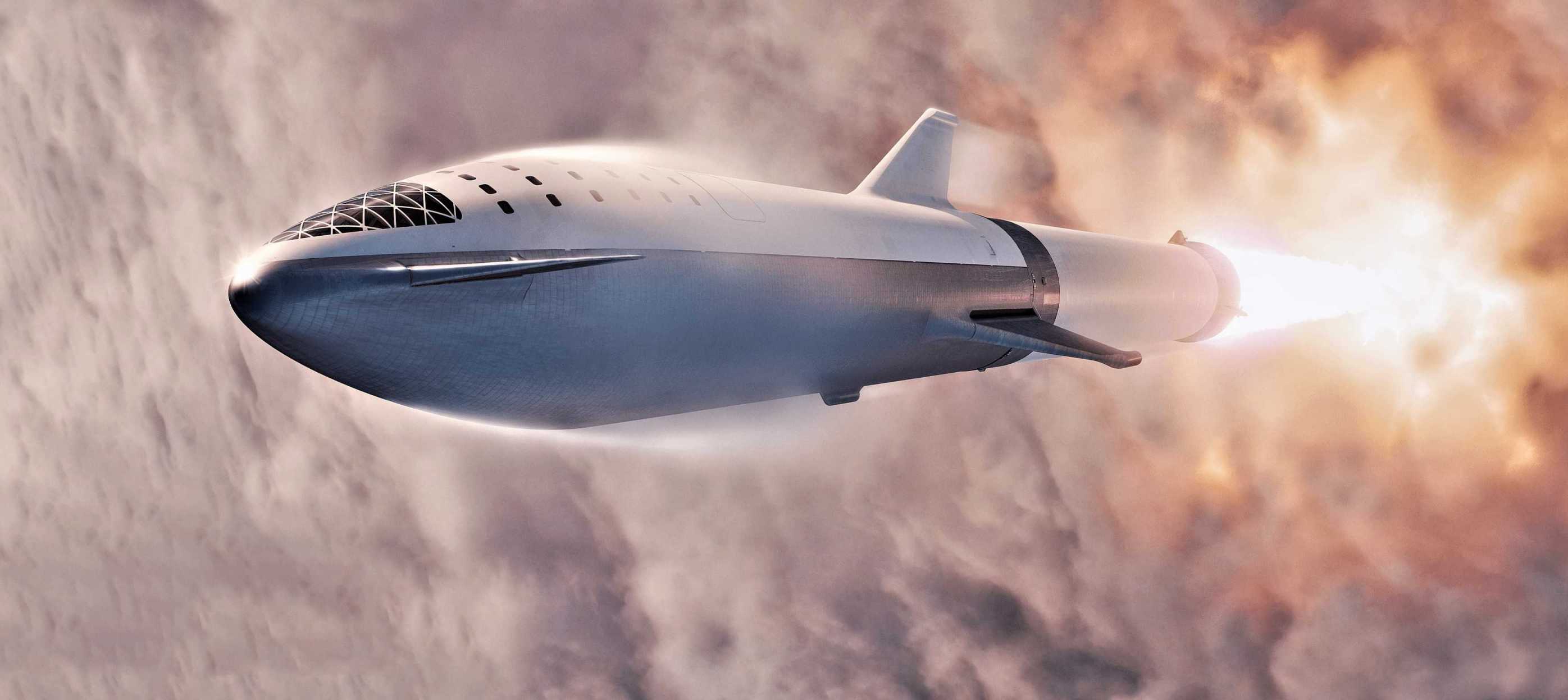 看看最后的SpaceX星际飞船