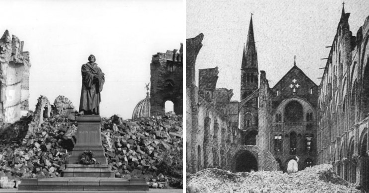 Five Famous Landmarks In Europe That Were Destroyed But Rebuilt!