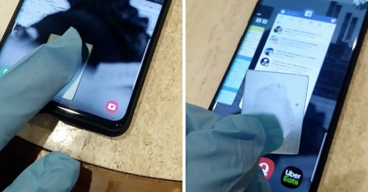 DarkShark使用3D打印指纹解锁三星Galaxy S10！