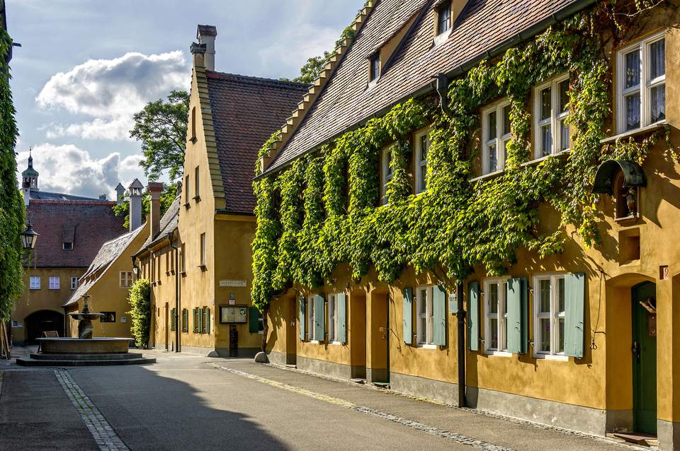 Fuggerei是德国租金1美元的住宅小区!