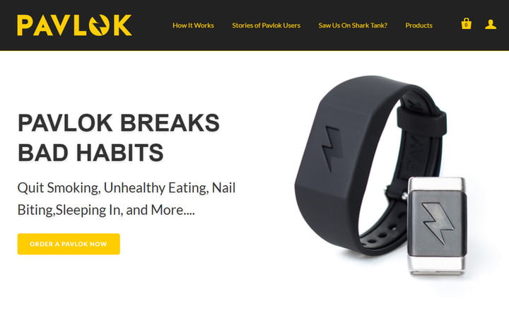 巴甫洛克手镯会在你每次屈服于坏习惯时电击你