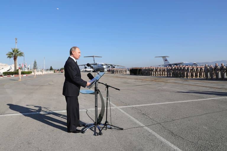 Khmeimim空军基地是GPS干扰信号的来源