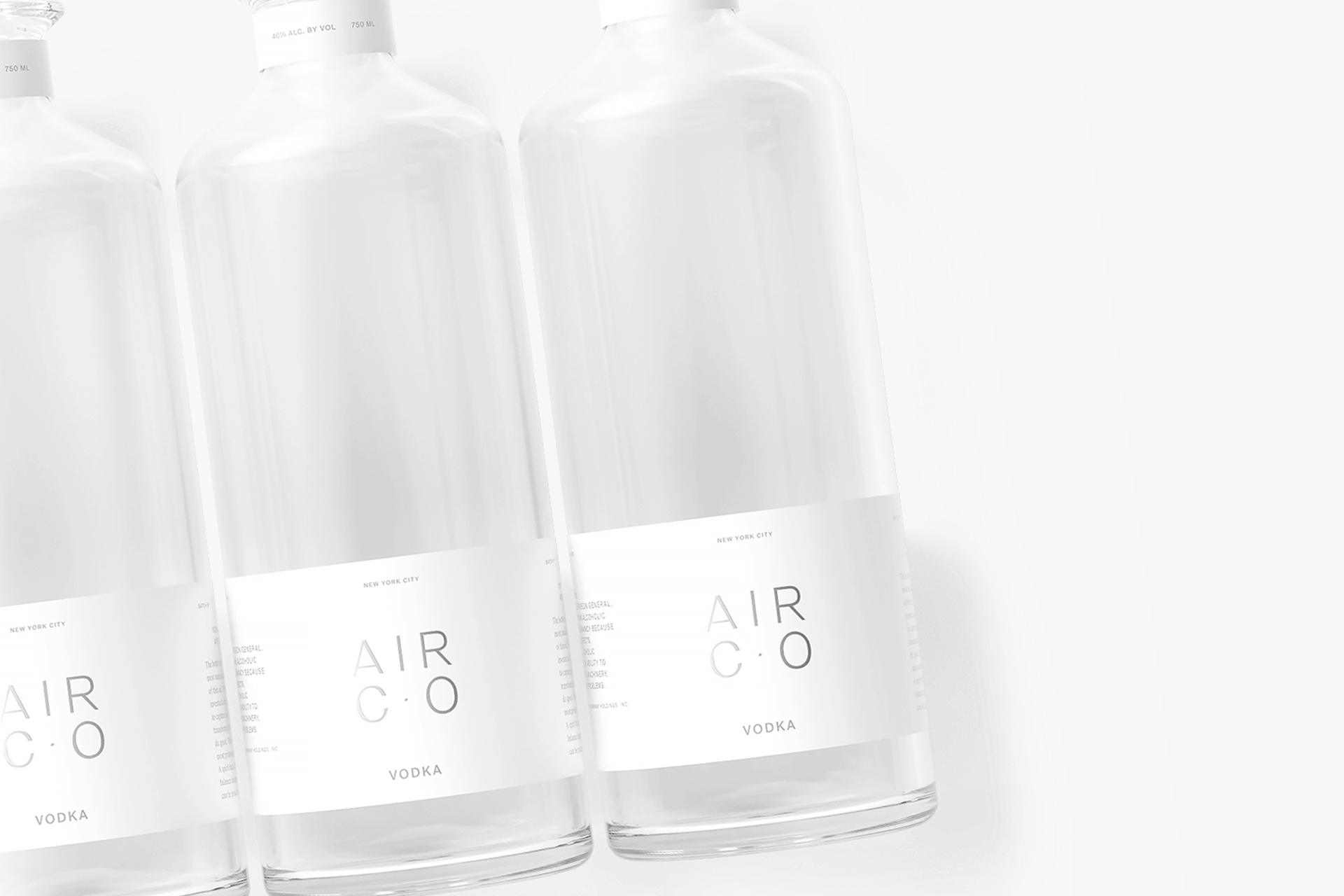 Air Co.实际上使用CO2稀薄地创建了伏特加酒