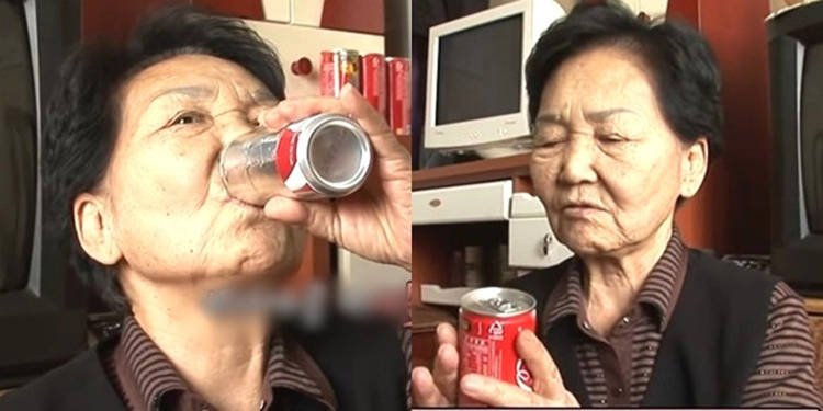 这个女人在过去40年中每天喝10罐可乐