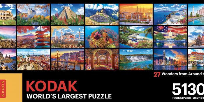 柯达世界上最大的商业拼图拼图在亚马逊上售罄