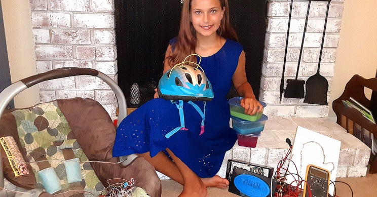 莉迪亚·丹顿12岁了，正在预防高温汽车死亡