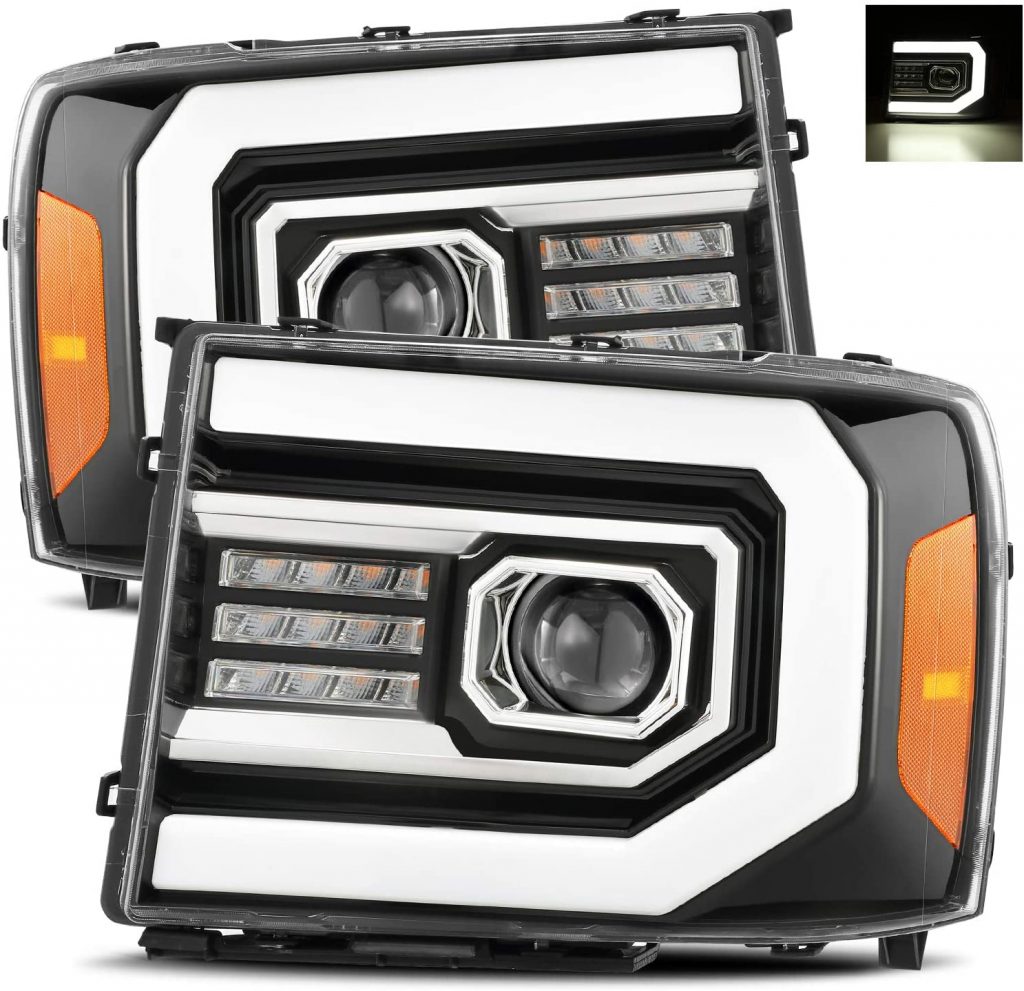 GMC Sierra的10个最佳大灯