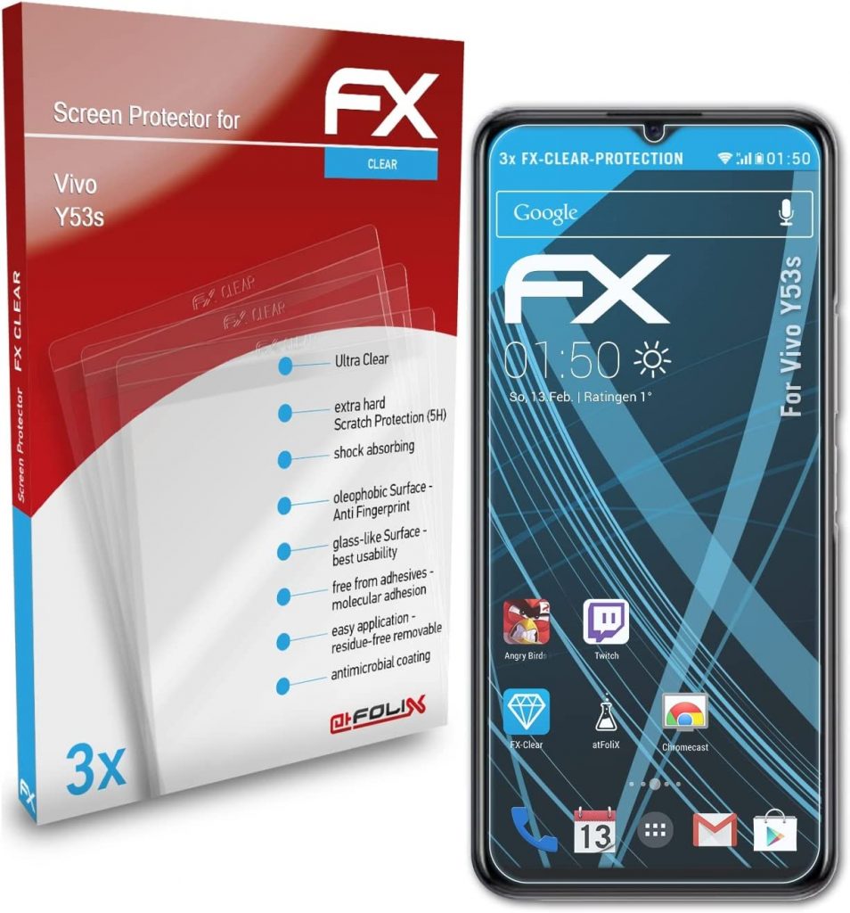 Vivo Y53S的10个最佳屏幕保护器