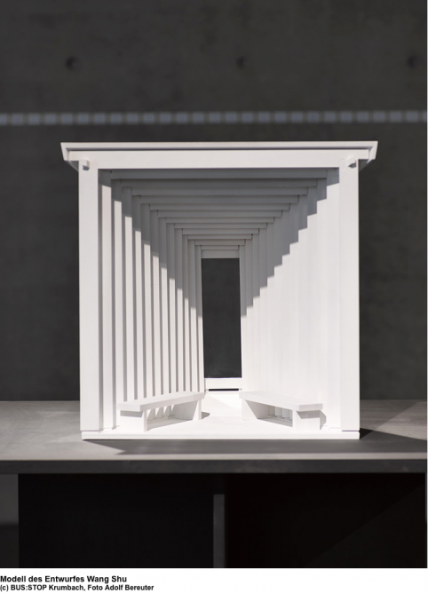 模型提交王澍(照片:阿道夫Bereuter)