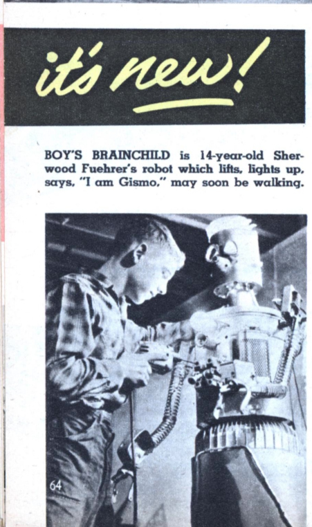 从1955年开始。“我是吉斯莫。带我去见你们的首领。”