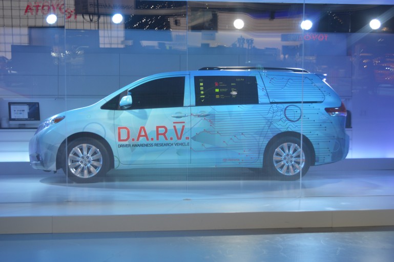 丰田的驾驶员意识研究车